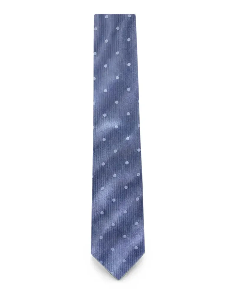 Tom Ford Krawatte mit Polka Dots - Blau Blau