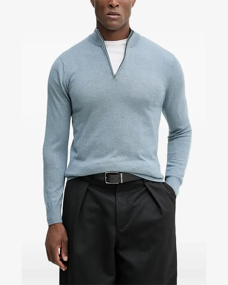 Hackett Pullover mit Stehkragen - Blau Blau