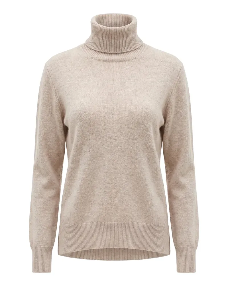 Not Shy Laurene roll-neck cashmere sweater - Nude Nude