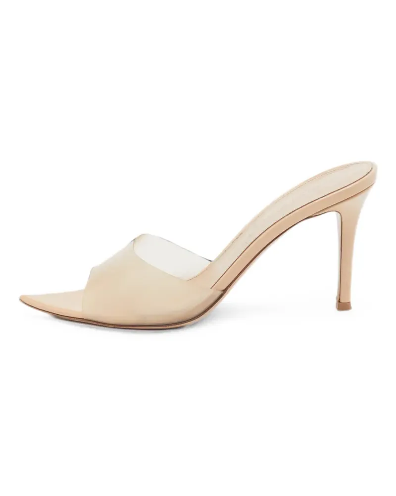 Gianvito Rossi Elle pointed-toe sandals - Nude Nude