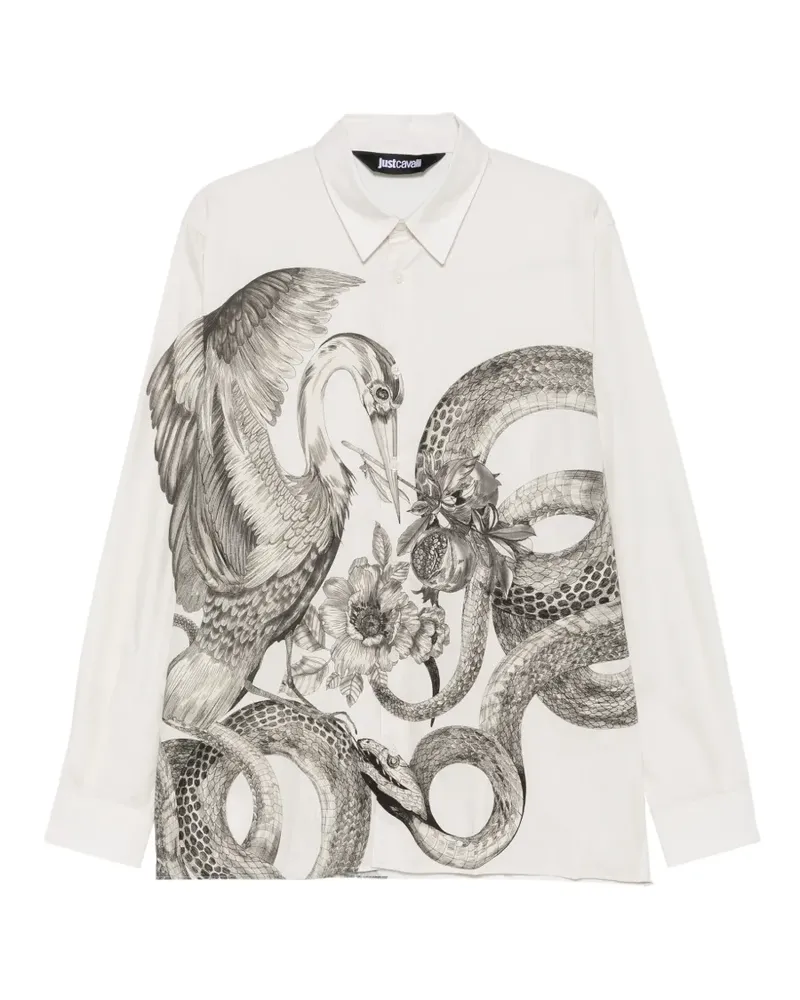 Just Cavalli Hemd mit Animal-Print - Nude Nude