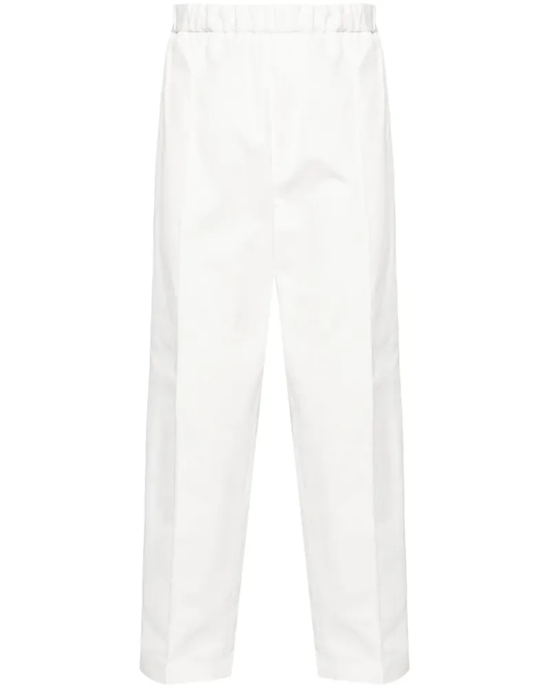 Jil Sander Hose mit Tapered-Bein - Weiß Weiß