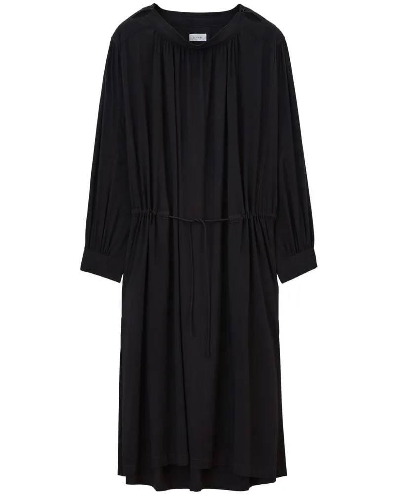 Christophe Lemaire House Midikleid mit Falten - Braun Braun