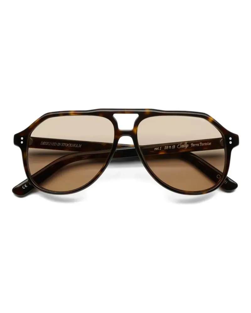 CHIMI Sally pilot-frame sunglasses - Braun Braun