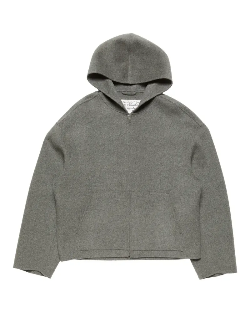 Acne Studios Kaschmirjacke mit Kapuze - Grau Grau