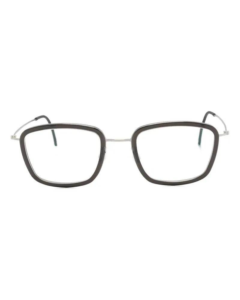 Lindberg Eckige 5807 Brille - Schwarz Schwarz