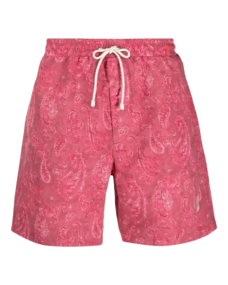 Brunello Cucinelli Badeshorts mit Paisley-Print - Rosa Rosa