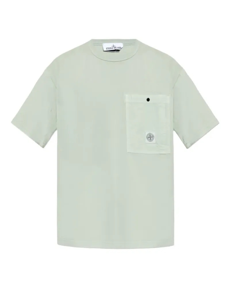 Stone Island patch-pocket T-shirt - Grün Grün