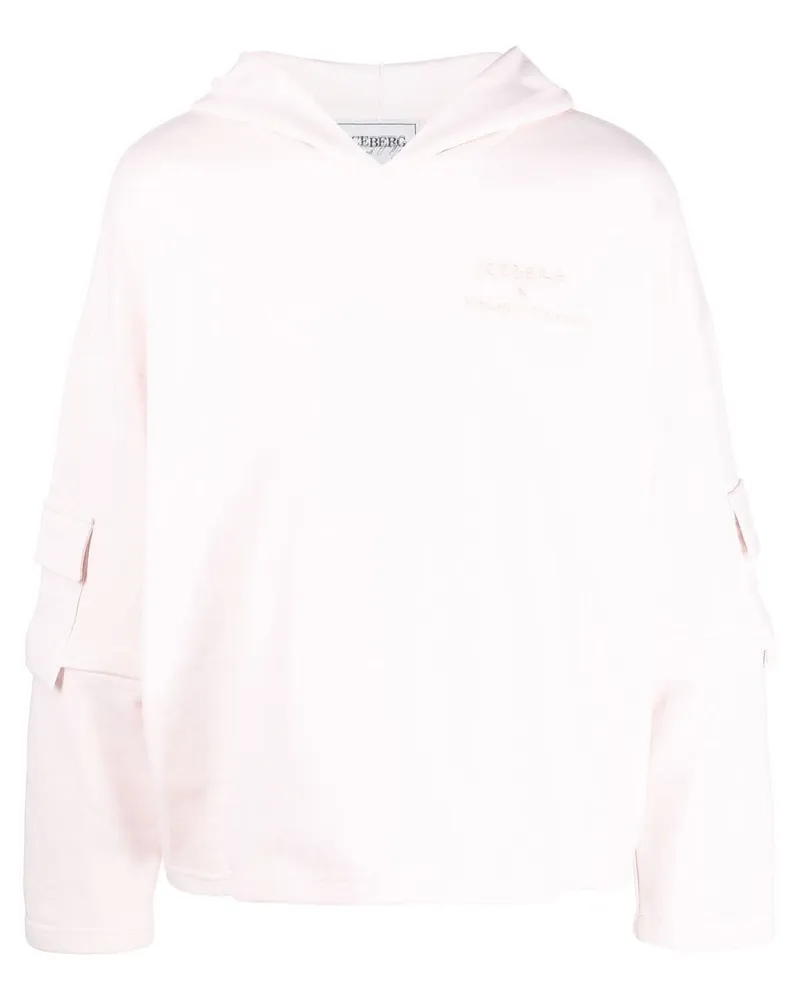 Iceberg x Kailand O. Morris Hoodie Rosa