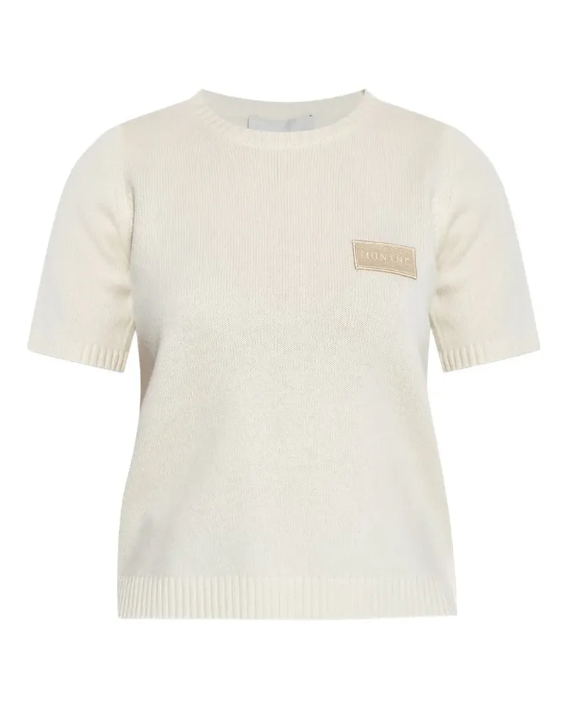 MUNTHE T-Shirt aus Woll-Kaschmirgemisch - Nude Nude