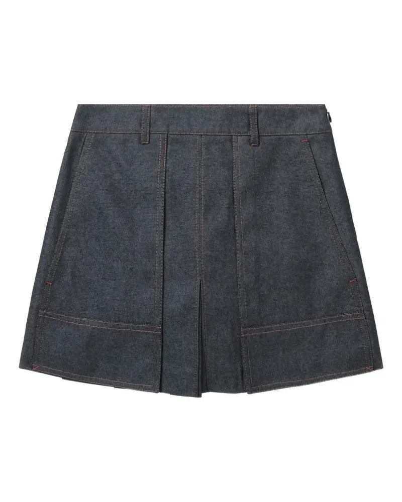JUUN.J Jeans-Shorts mit Falten - Blau Blau