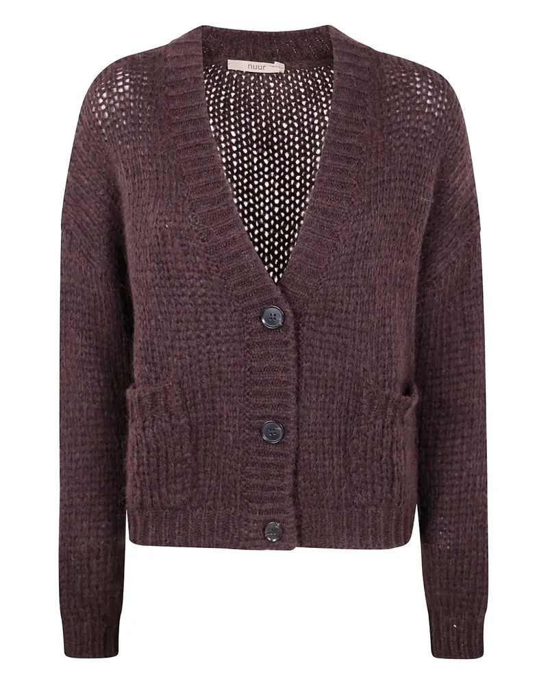 Nuur Geknöpfter Cardigan - Braun Braun