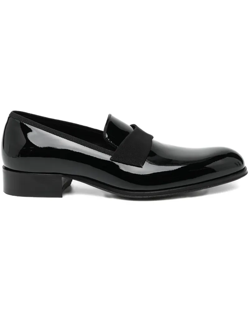 Tom Ford Loafer aus Lackleder - Schwarz Schwarz