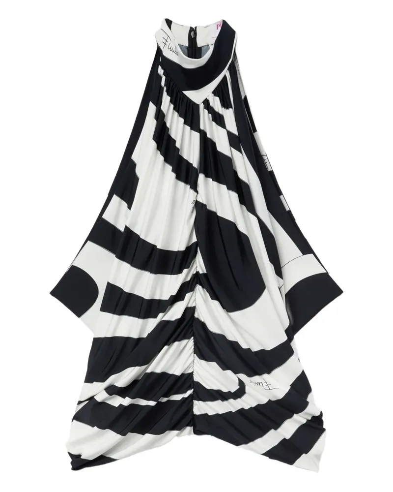 Emilio Pucci Top mit Marmo-Print - Schwarz Schwarz