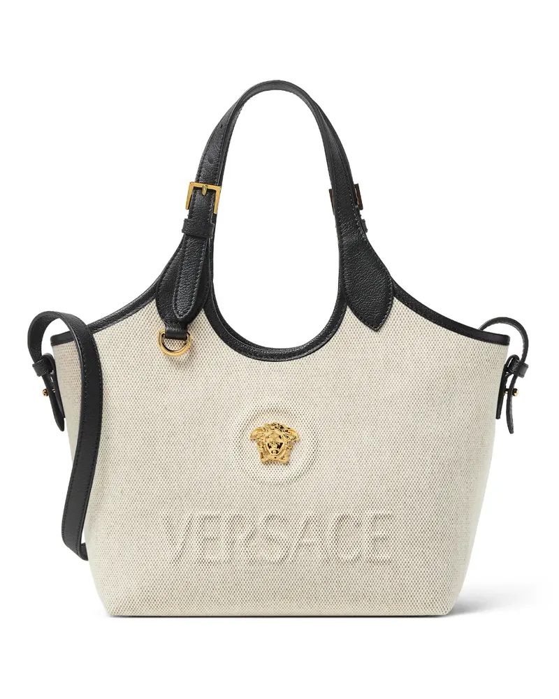 Versace mini Medusa-appliqué tote bag - Nude Nude