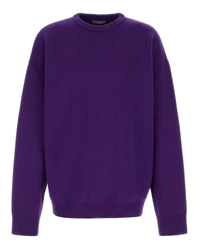 Balenciaga Oversized-Pullover - Violett Violett