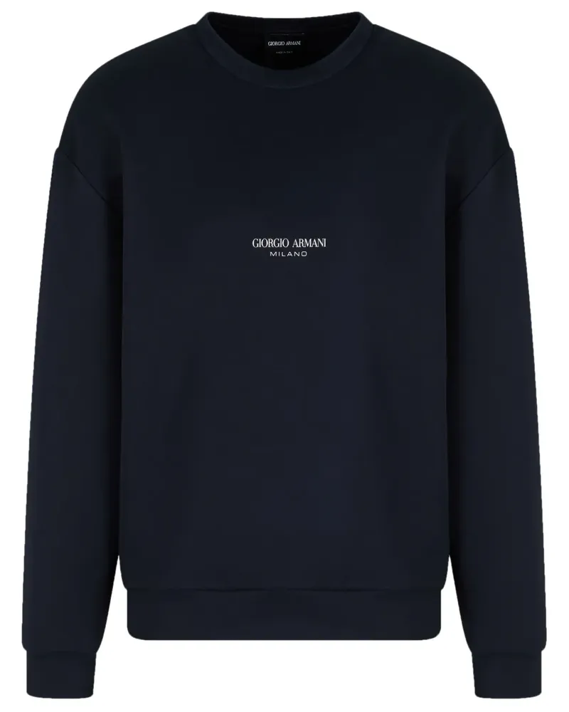 Giorgio Armani Sweatshirt aus Jersey - Blau Blau