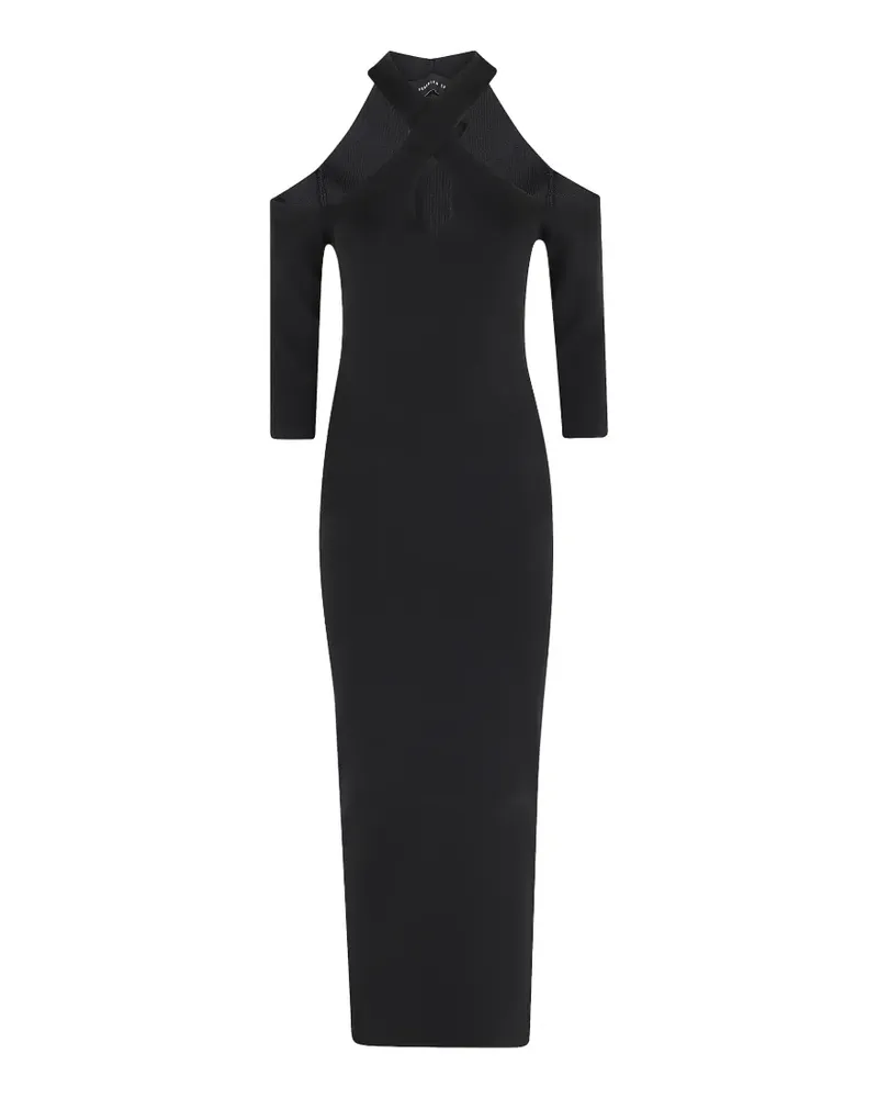 Federica Tosi Kleid mit Cut-Outs - Schwarz Schwarz