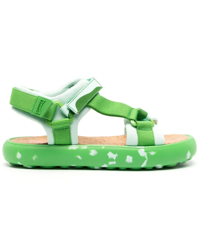 Camper Pelotas Flota Sandalen mit Klettverschluss - Grün Grün