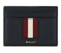 Kartenetui mit Logo-Print - Blau