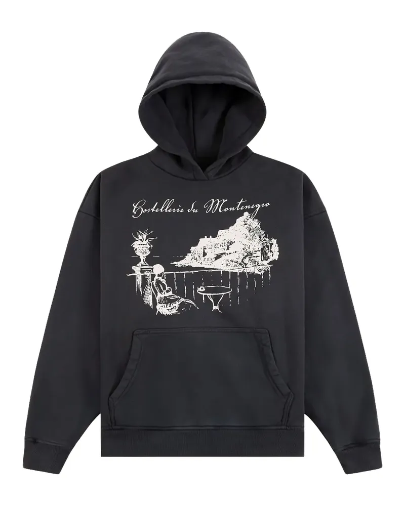 RHUDE Montenegro Morada hoodie - Schwarz Schwarz
