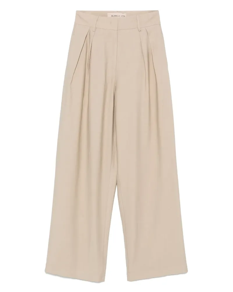 Blanca Plissierte Hose - Nude Nude