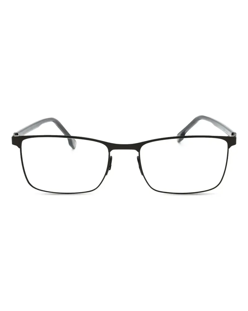 HUGO BOSS Brille mit eckigem Gestell - Schwarz Schwarz