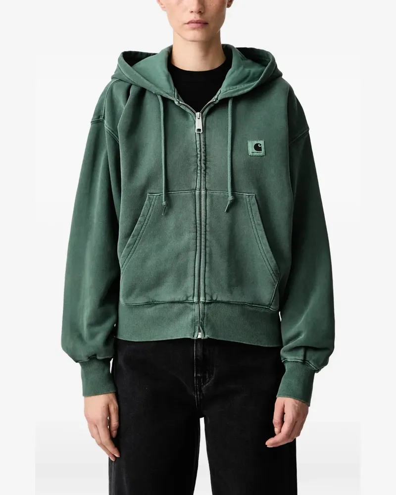 Carhartt WIP Nelson Hoodie mit Logo-Patch - Grün Grün