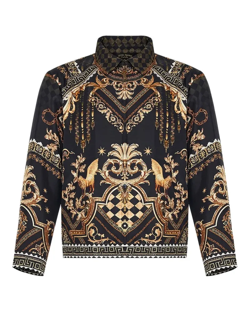 Camilla duomo dynasty crop jacket - Schwarz Schwarz