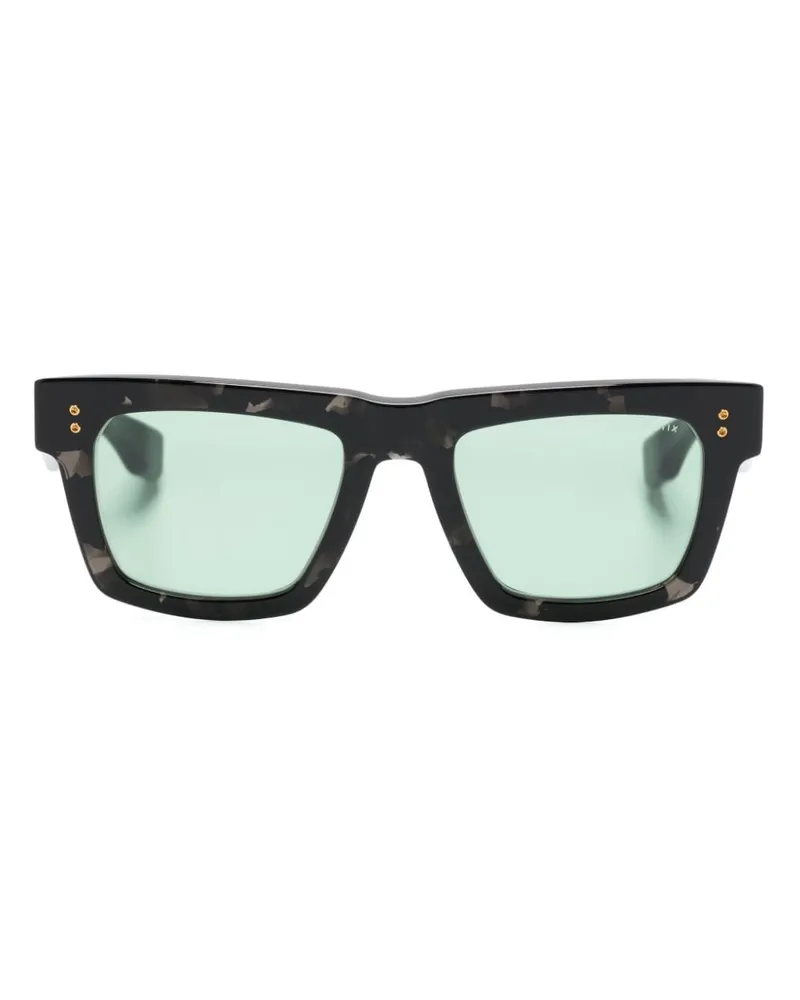 DITA Mastix Sonnenbrille mit eckigem Gestell - Schwarz Schwarz