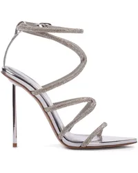 Le Silla Bella Sandalen mit Strass Silber