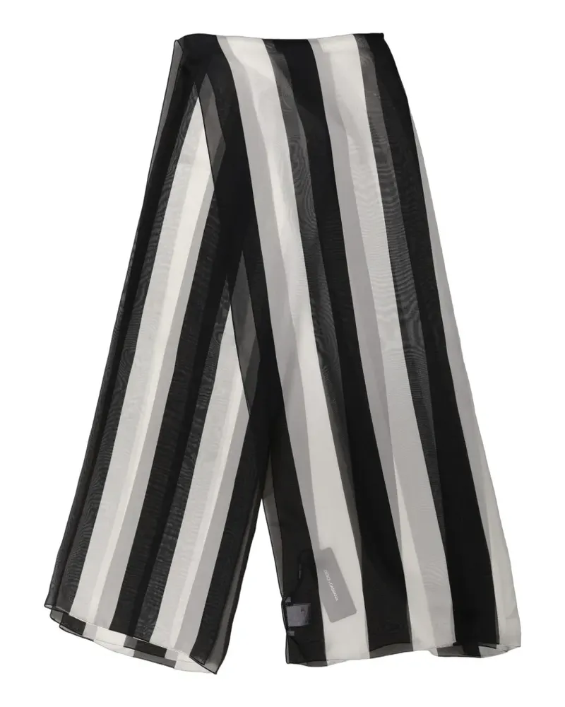 Dolce & Gabbana striped scarf - Schwarz Schwarz