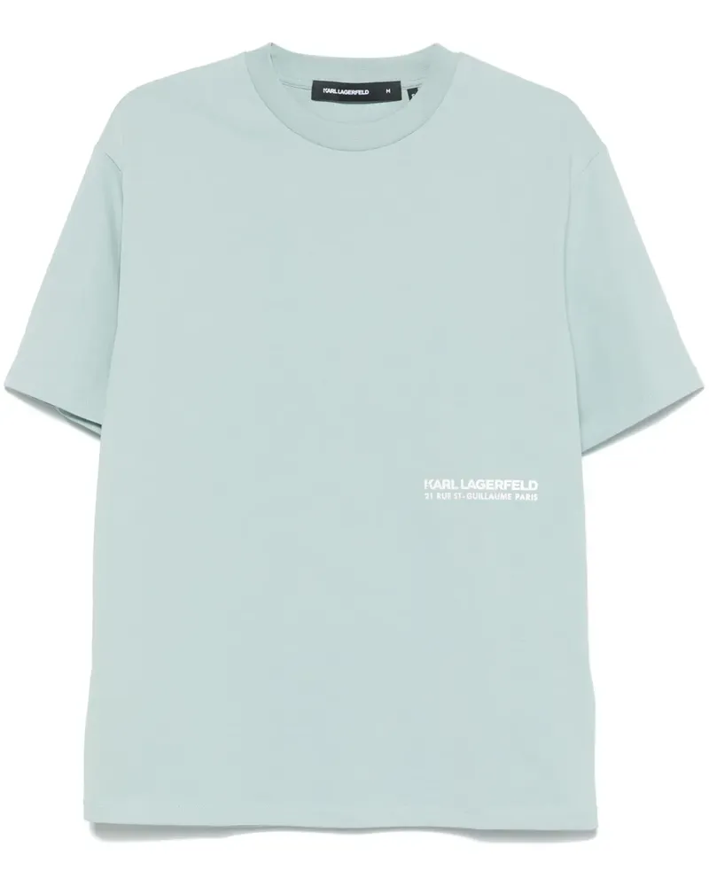 Karl Lagerfeld Rue St-Guillaume T-Shirt - Blau Blau