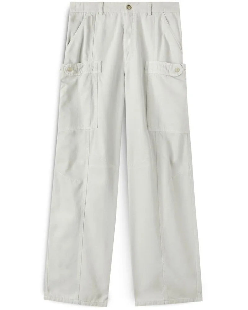 Palm Angels Weite Hose mit aufgesetzten Taschen - Grau Grau