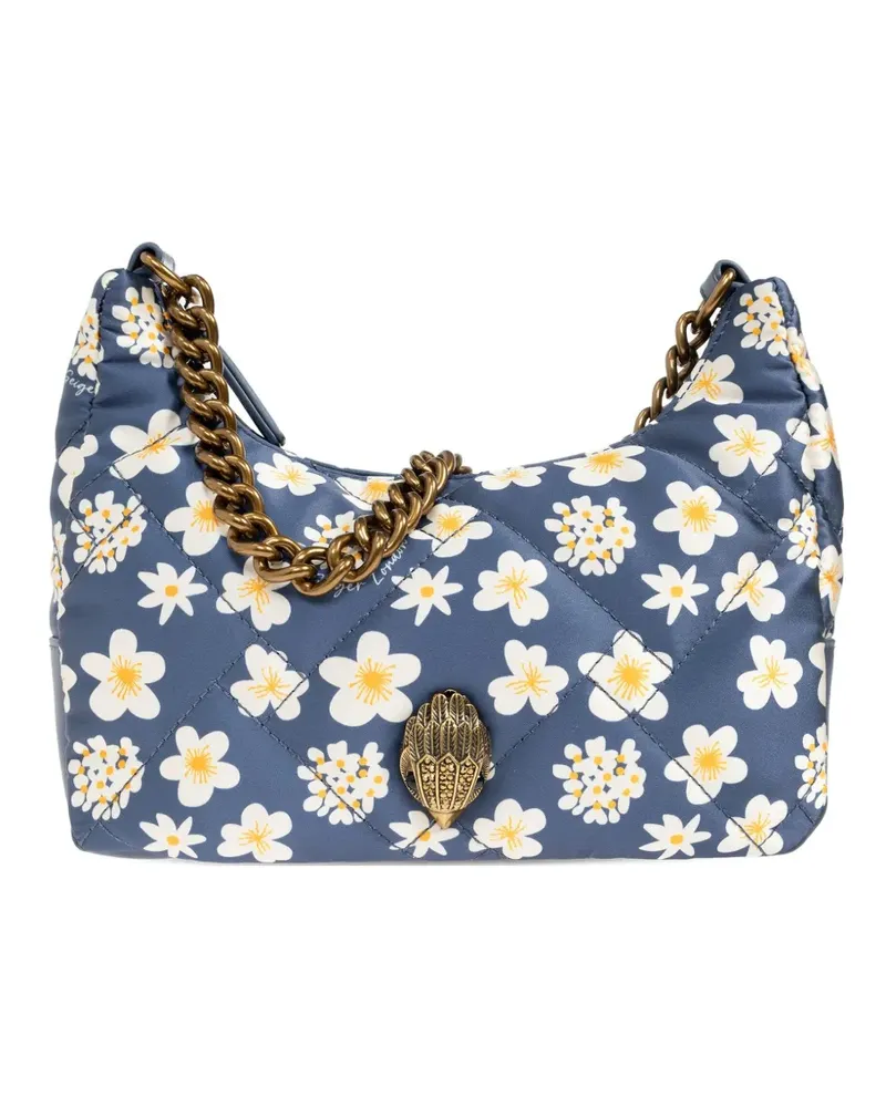 Kurt Geiger Umhängetasche mit Blumen-Print - Blau Blau