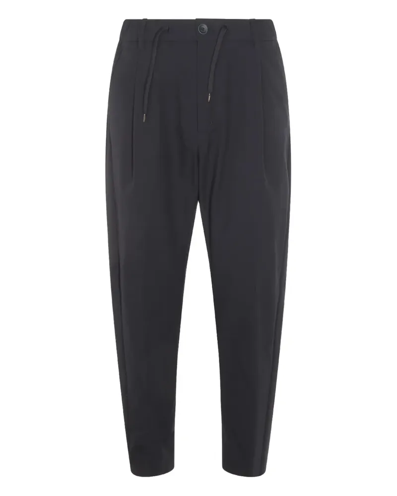 Herno Bundfaltenhose mit Kordelzug - Grau Grau