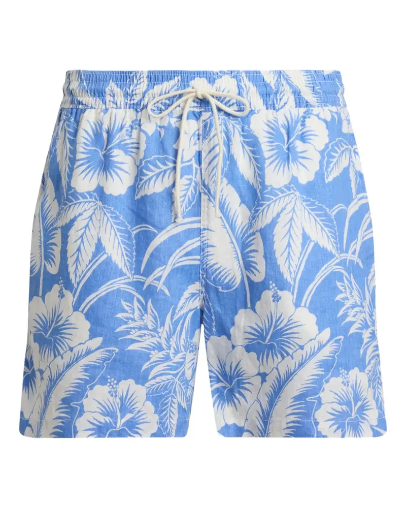 Ralph Lauren Badeshorts mit Blumen-Print - Blau Blau