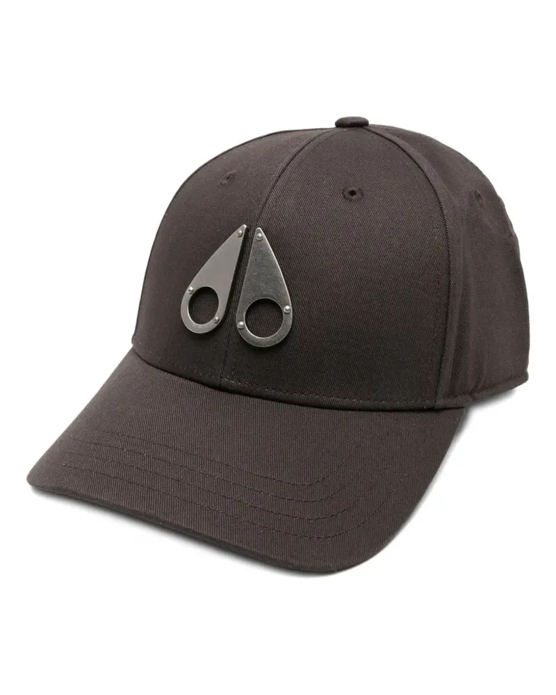 Moose Knuckles logo-appliqué baseball cap - Braun Braun