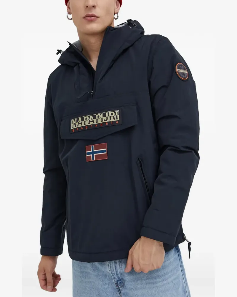 Napapijri Rainforest Winter 3 hooded jacket - Blau Blau