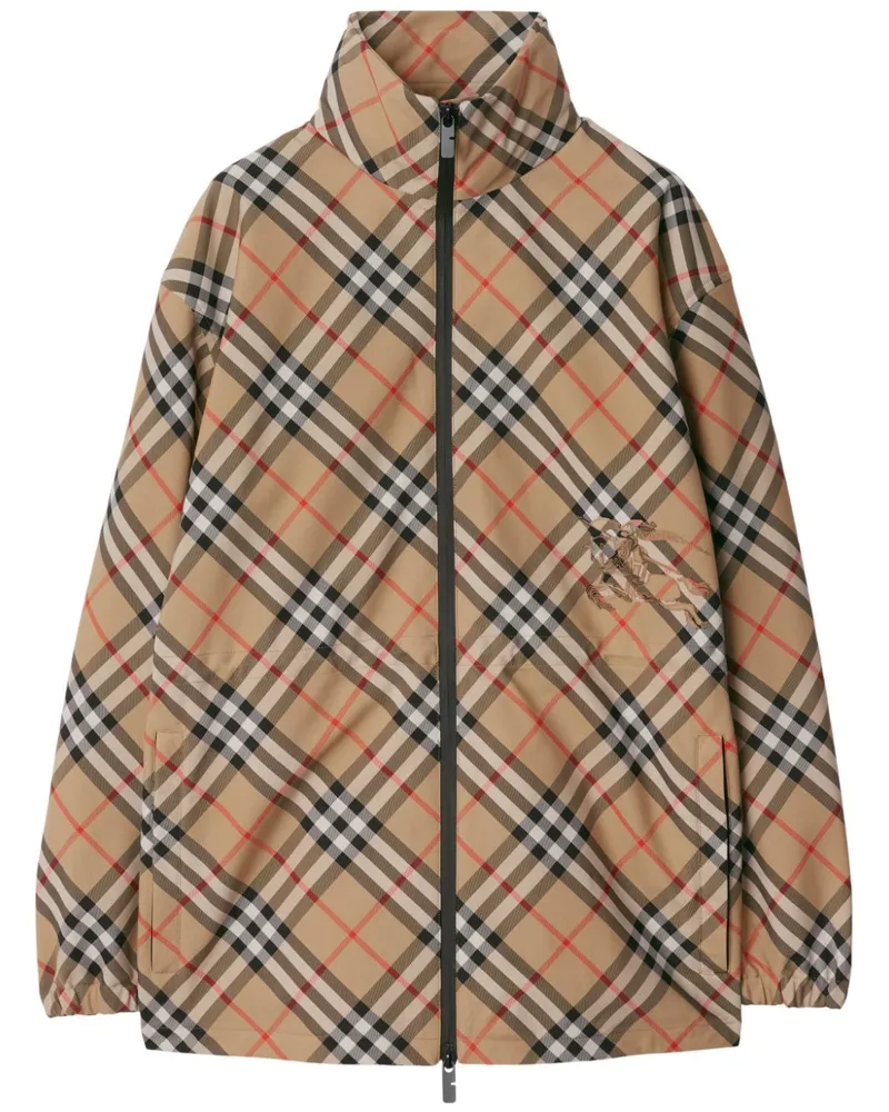 Burberry Jacke mit Karomuster - Nude Nude