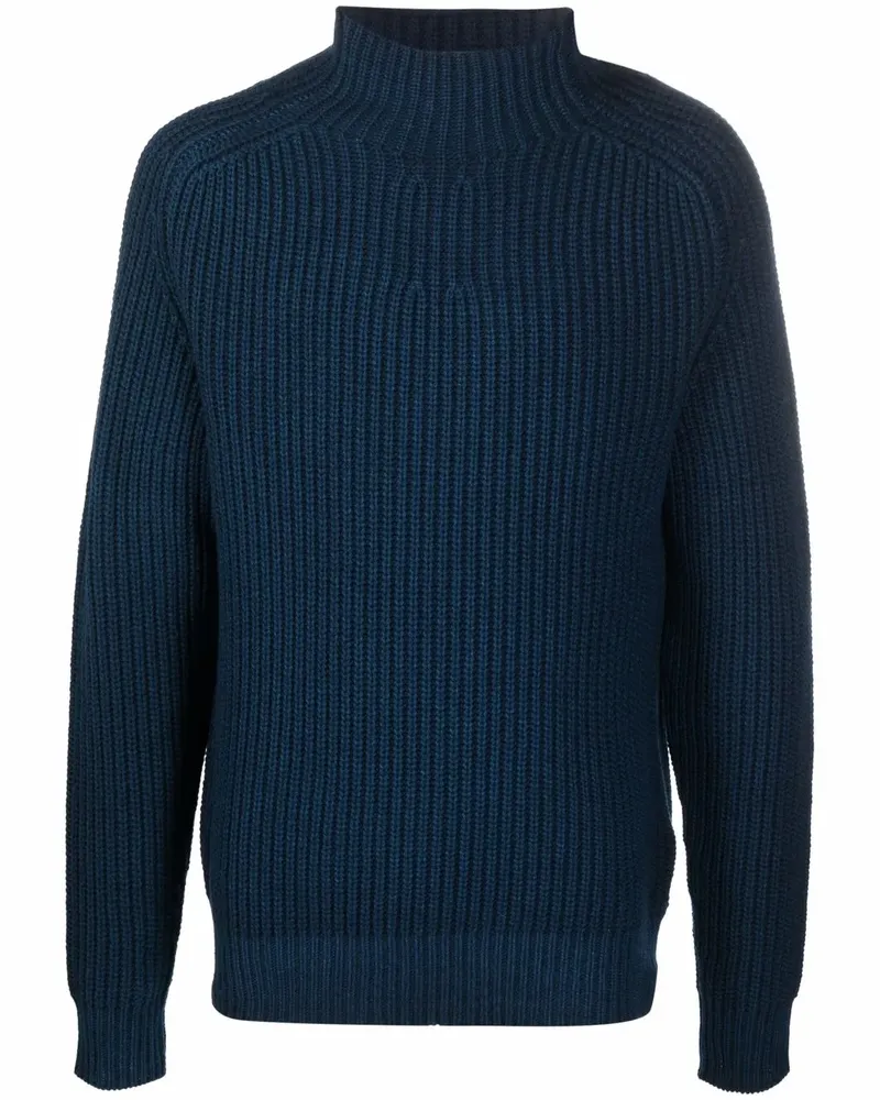 Diesel Gerippter Strickpullover - Blau Blau