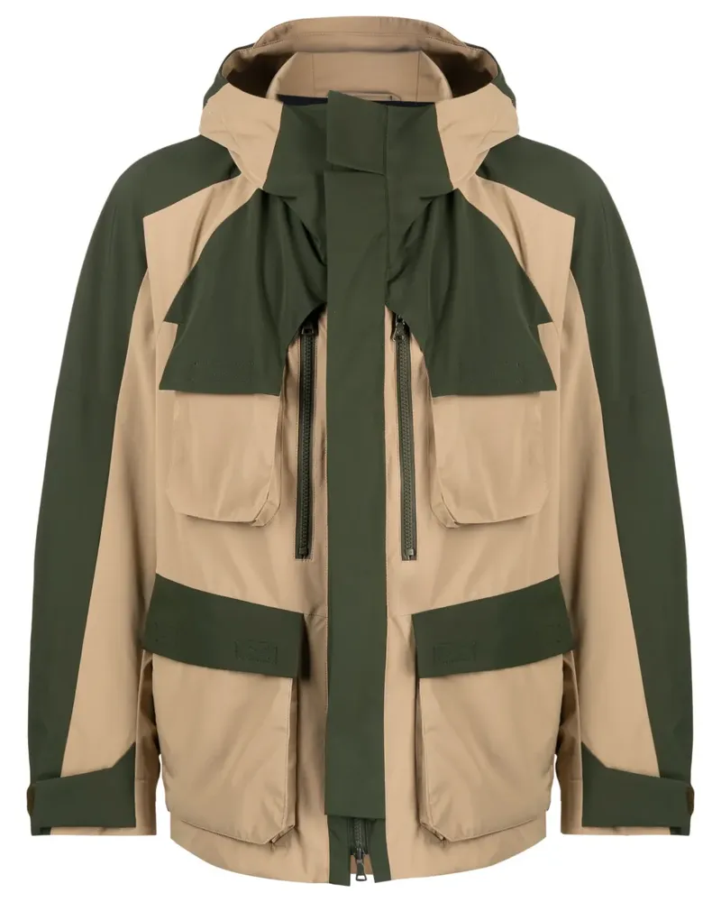 Paul & Shark Zweifarbige Sportjacke - Braun Braun