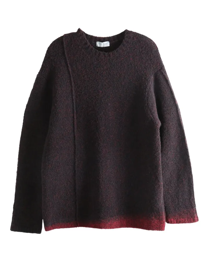 Yohji Yamamoto seam-detail sweater - Schwarz Schwarz