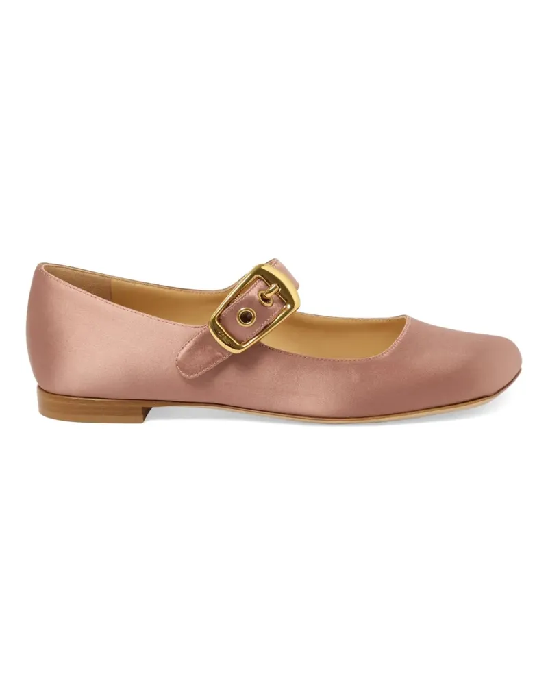 Chloé Polly buckle-strap ballet flats - Rosa Rosa