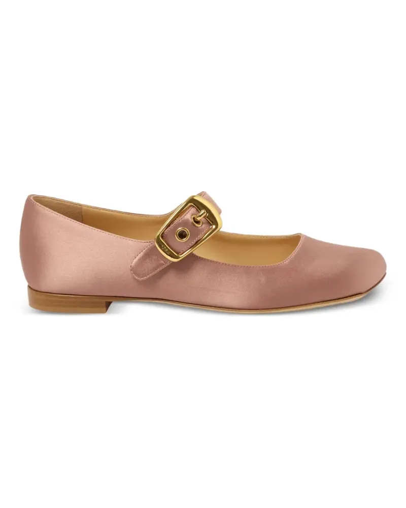 Chloé Polly buckle-strap ballet flats - Rosa Rosa