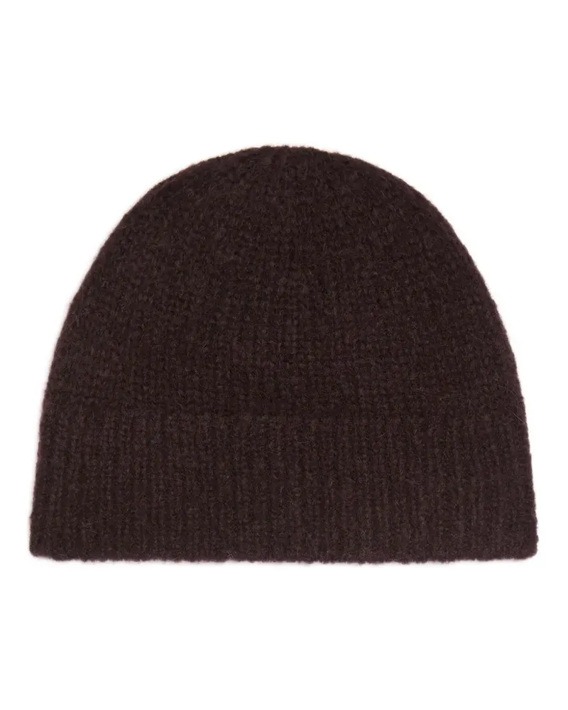Dries van Noten Gerippte Beanie - Braun Braun