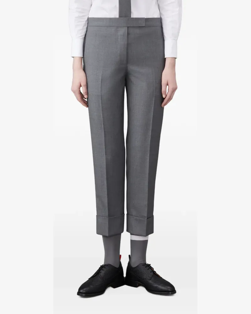 Thom Browne Klassische Hose mit Riemen hinten - Blau Blau