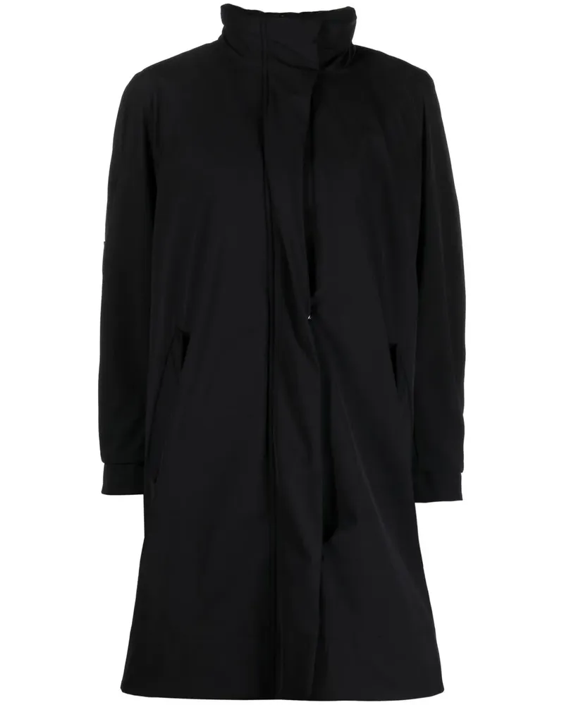 Max Mara Oversized-Regenmantel mit Stehkragen - Schwarz Schwarz