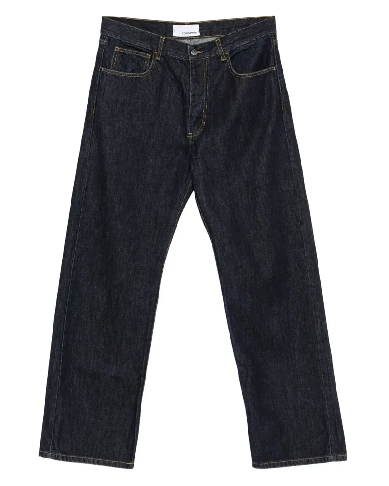 Costumein Five-Pocket-Jeans mit Knopfverschluss - Blau Blau