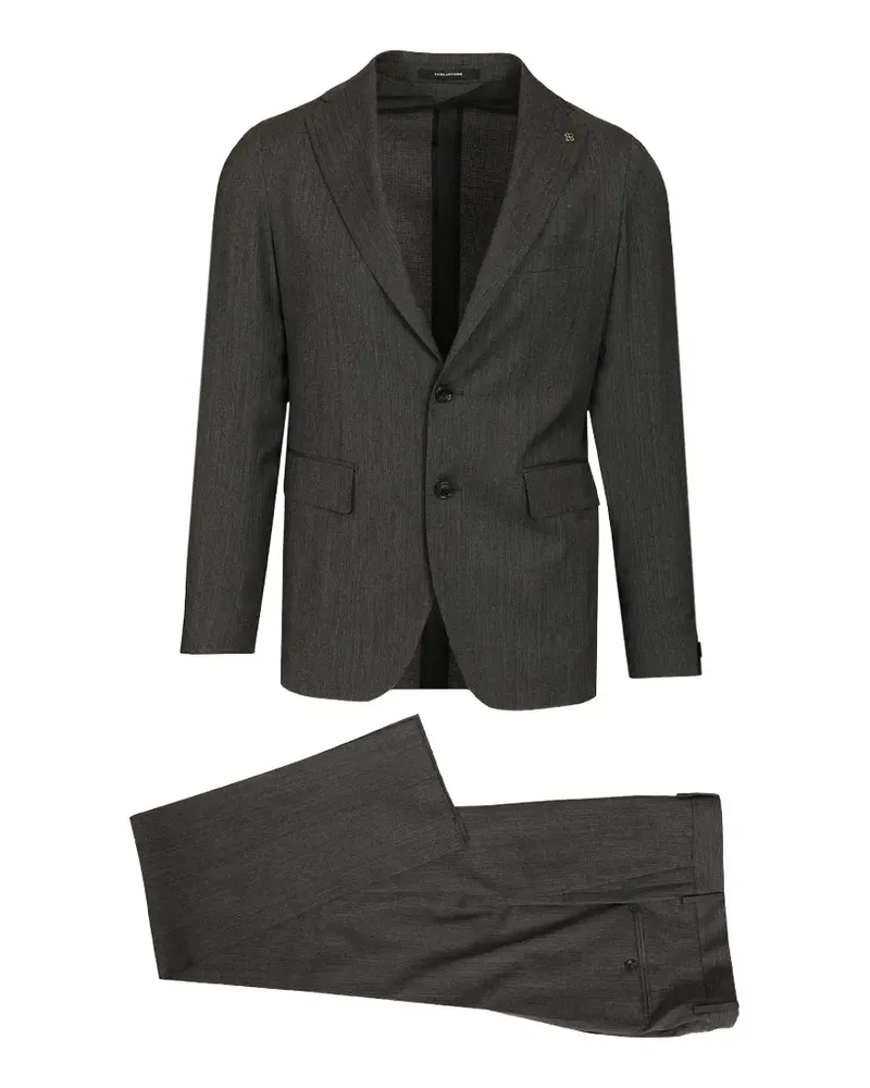 Tagliatore notched-lapel single-breasted suit - Grau Grau